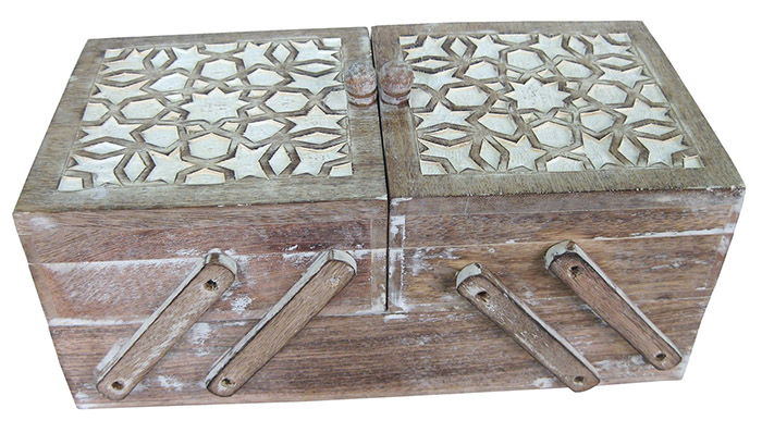 Mango Wood Flexible Box Star Design